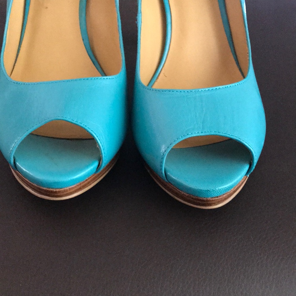 Turquoise PUMPS - Picture 3 of 3